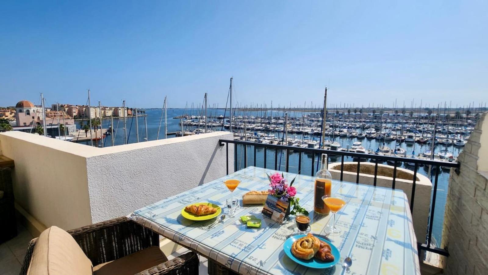 L'Eden - Vue Magnifique Sur Le Port, Les Chalets & La Mer - Gruissan Exterior photo
